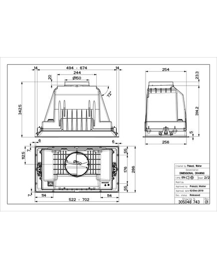 ВСТРАИВАЕМЫЕ ВЫТЯЖКИ FABER INKA PLUS HCS BK A70 FABER INKA PLUS HCSBKA70 (305.0628.323)