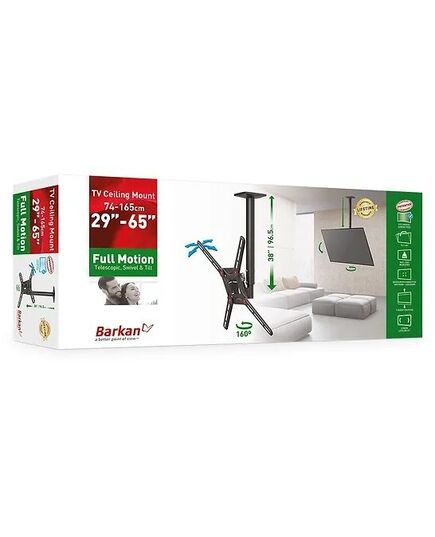 TELEVIZORU KRONŠTEINI BARKAN 3500B.B 29"-65" LED TV, 3 LANKSTŲ, LUBINIS, JUODAS