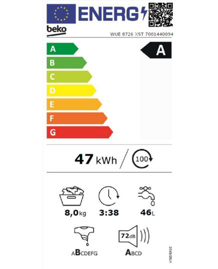 СТИРАЛЬНЫЕ МАШИНЫ BEKO WUE8726XST