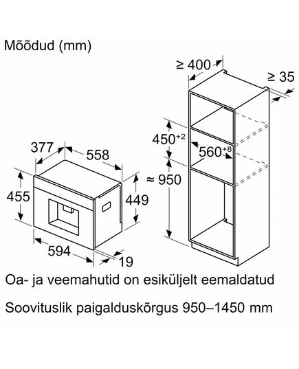 IEBŪVĒJAMIE KAFIJAS AUTOMĀTI BOSCH CTL7181B0