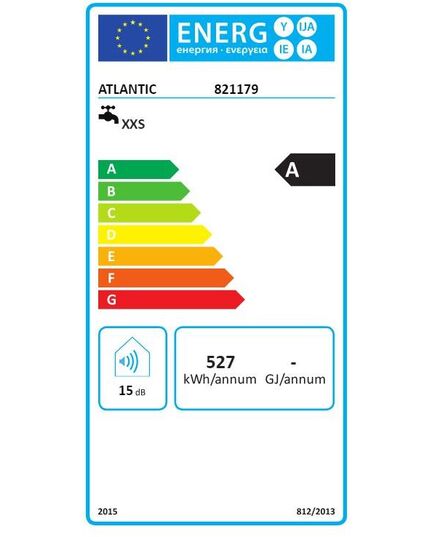 ŪDENS SILDĪTĀJI (BOILERI) ATLANTIC O'PRO V-10L 1600W