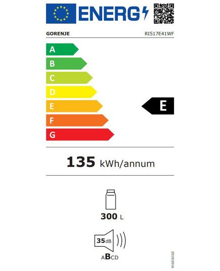 IEBŪVĒJAMIE LEDUSSKAPJI GORENJE RI517E41WF