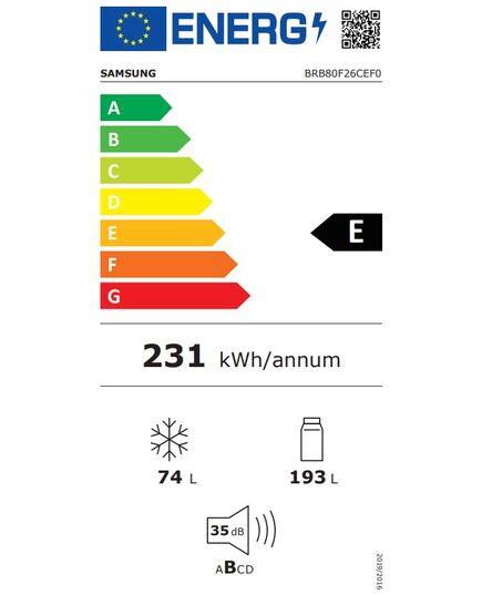 IEBŪVĒJAMIE LEDUSSKAPJI SAMSUNG BRB80F26CEF0EO