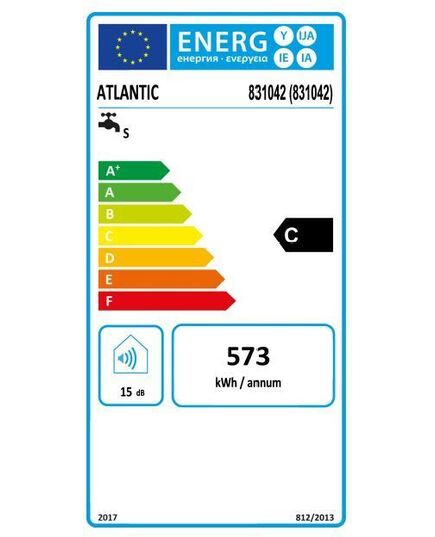 ŪDENS SILDĪTĀJI (BOILERI) ATLANTIC O'PRO SLIM V-30L 2000W