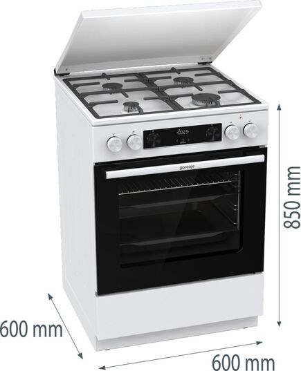 GĀZES PLĪTIS GORENJE GK6C5WF