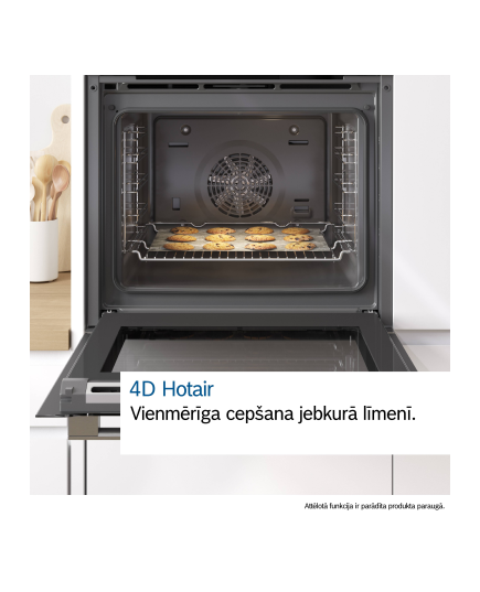 IEBŪVĒJAMĀS CEPEŠKRĀSNIS IEBŪVĒJAMA CEPEŠKRĀSNS AR TVAIKU UN MIKROVIĻŅU FUNKCIJU BOSCH SERIE 8 HNG978QB1, 60X60CM, AR KAMERU