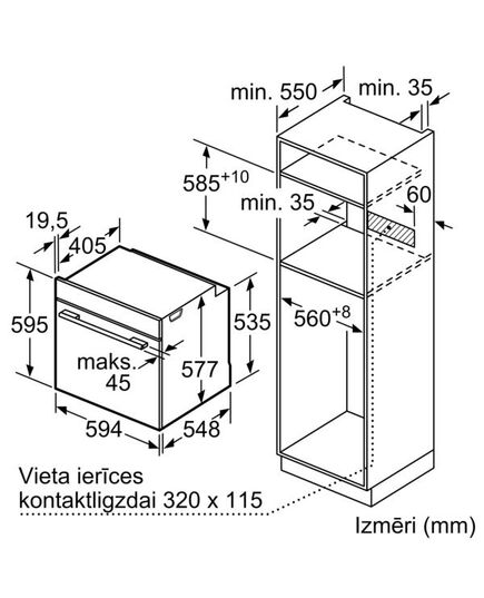 ВСТРАИВАЕМЫЕ ДУХОВЫЕ ШКАФЫ BOSCH HBG7742B1