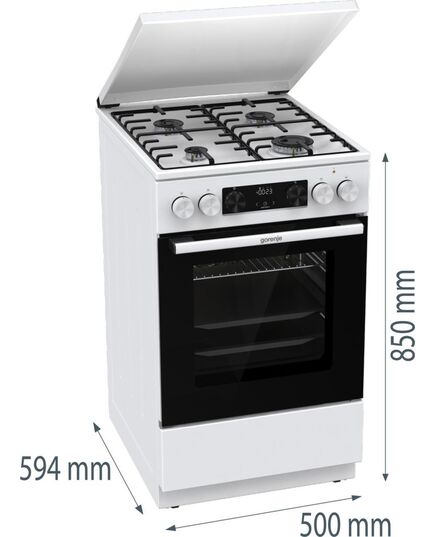 GĀZES PLĪTIS GORENJE GK5C64WH