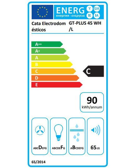 IEBŪVĒJAMIE TVAIKA NOSŪCĒJI CATA GT PLUS 45 WH/M