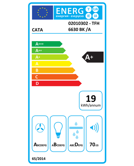 IEBŪVĒJAMIE TVAIKA NOSŪCĒJI CATA TFH6630BK/A
