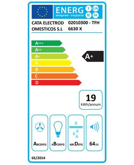 IEBŪVĒJAMIE TVAIKA NOSŪCĒJI CATA TFH6630X/A 02010300