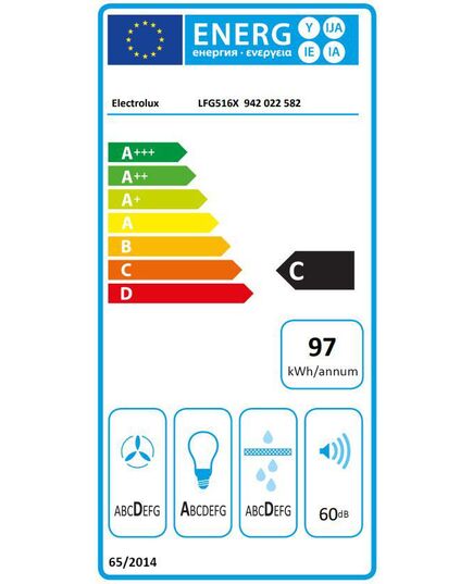 IEBŪVĒJAMIE TVAIKA NOSŪCĒJI ELECTROLUX LFG516X