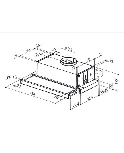 IEBŪVĒJAMIE TVAIKA NOSŪCĒJI FABER FLEXA NG GLASS LUX BK A60 (315.0635.137)