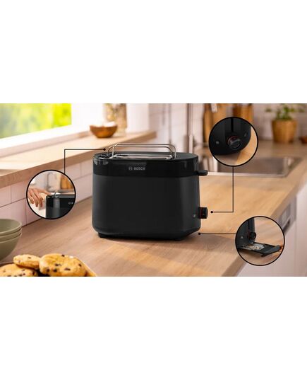 TOSTERI UN VAFEĻU PANNAS  BOSCH TAT2M123