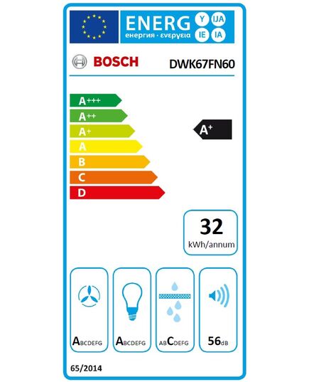ВЫТЯЖКИ BOSCH DWK67FN60