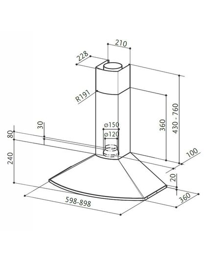 ВЫТЯЖКИ FABER TENDER X A60 (110.0157.048)