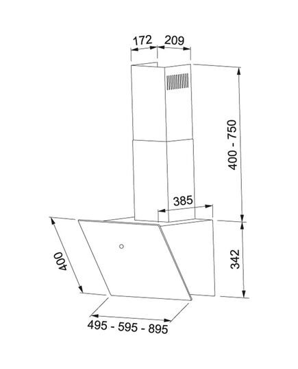 ВЫТЯЖКИ FRANKE VERIS FVT 605 (330.0572.974)