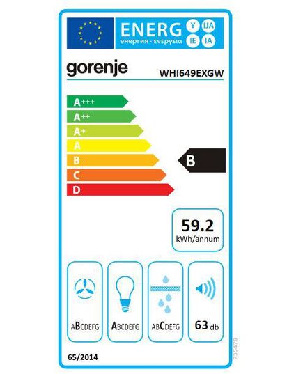 ВЫТЯЖКИ GORENJE WHI649EXGW