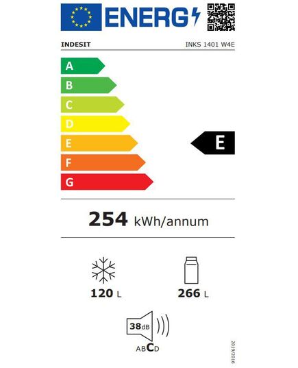 ХОЛОДИЛЬНИКИ INDESIT INKS 1401 W4E 202.5CM