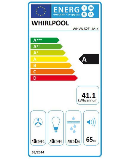 ВЫТЯЖКИ WHIRLPOOL WHVA 62F LM K(WHVA62FLMK)