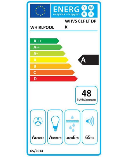 ВЫТЯЖКИ WHIRLPOOL WHVS 61F LT DP K