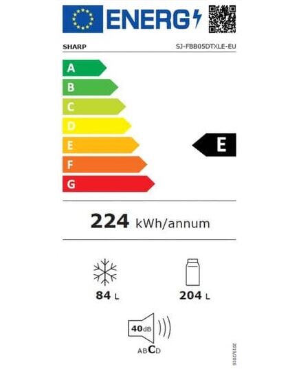 ХОЛОДИЛЬНИКИ SHARP SJFBB05DTXLEEU ( SJ-FBB05DTXLE-EU )