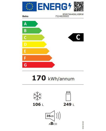 ХОЛОДИЛЬНИКИ BEKO B5RCNA406LXBRW 203.5CM NO FROST