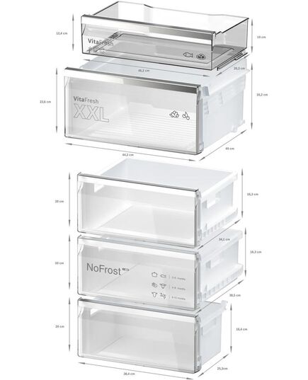 ХОЛОДИЛЬНИКИ BOSCH KGN39AIAU 203CM NO FROST