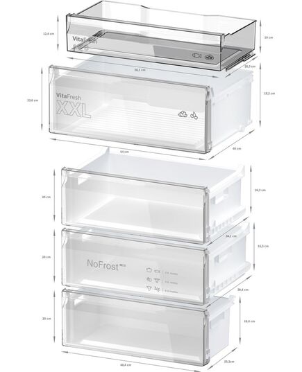 ХОЛОДИЛЬНИКИ BOSCH KGN49OXBT 203CM NO FROST