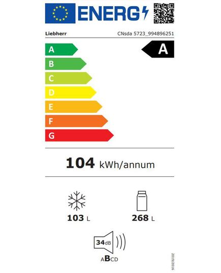LEDUSSKAPJI LIEBHERR CNSDA5723 201.5CM NO FROST