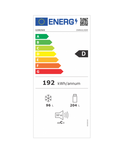 LEDUSSKAPJI GORENJE ONRK619DR
