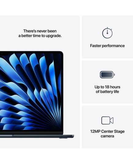НОУТБУКИ И ДРУГИЕ ТОВАРЫ APPLE MACBOOK AIR 15, M4, 16 GB, 256 GB, 15.3 ", 10-CORE GPU