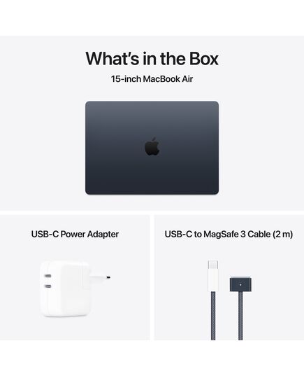 НОУТБУКИ И ДРУГИЕ ТОВАРЫ APPLE MACBOOK AIR 15, M4, 16 GB, 256 GB, 15.3 ", 10-CORE GPU