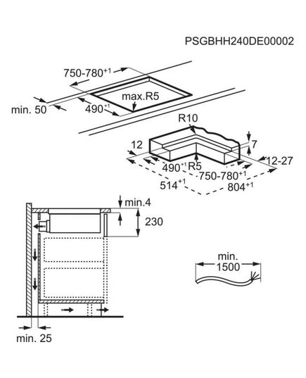ВСТРАИВАЕМЫЕ ЭЛЕКТРИЧЕСКИЕ ПОВЕРХНОСТИ ELECTROLUX ECC83443CZ ИНДУКЦИОННАЯ СО ВСТРОЕННОЙ ВЫТЯЖКОЙ!
