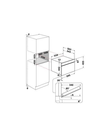 IEBŪVĒJAMĀS CEPEŠKRĀSNIS WHIRLPOOL WCS6A9PHTSBA