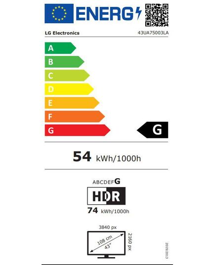 LED TELEVIZORI LG 43UA75003LA UHD WIFI 2025