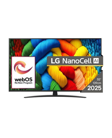 LED ТЕЛЕВИЗОРЫ LG 55NANO81A3A, 55"  NANOCELL 4K WIFI 2025