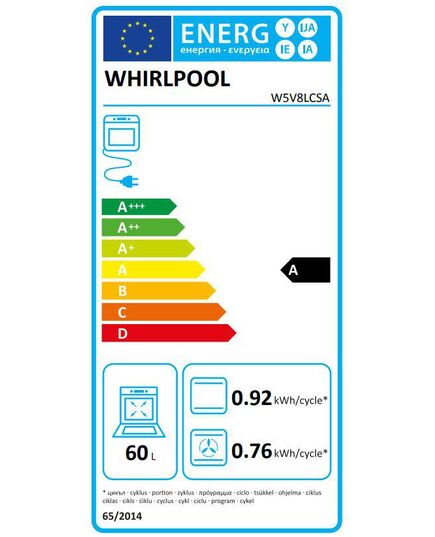 ELEKTRISKĀS PLĪTIS WHIRLPOOL W5V8LCSA ELEKTRISKĀS PLĪTIS WHIRLPOOL W5V8LCSA
