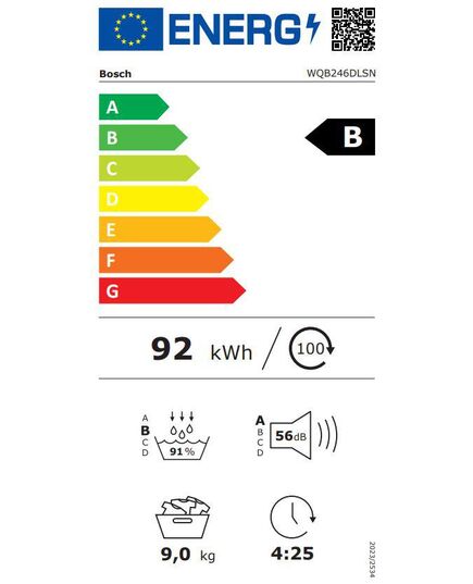 VEĻAS ŽĀVĒTĀJI BOSCH WQB246DLSN