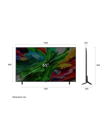 LED ТЕЛЕВИЗОРЫ LG 65QNED85A3C, 65"QNED WIFI 2025