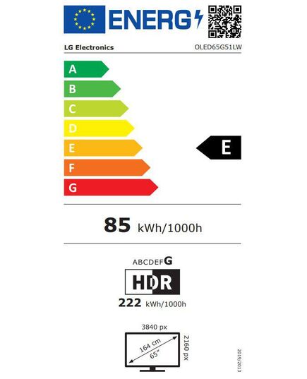 LED ТЕЛЕВИЗОРЫ LG OLED65G51LW, 65" OLED WIFI 2025