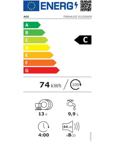 IEBŪVĒJAMĀS TRAUKU MAZGĀJAMĀS MAŠĪNAS AEG FSE64610Z 60CM IEBŪVĒJAMA!