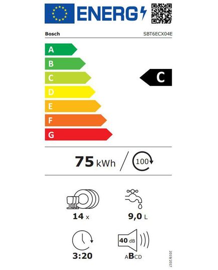 IEBŪVĒJAMĀS TRAUKU MAZGĀJAMĀS MAŠĪNAS BOSCH SBT6ECX04E 60CM IEBŪVĒJAMA!