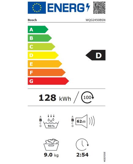 VEĻAS ŽĀVĒTĀJI BOSCH WQG2450BSN