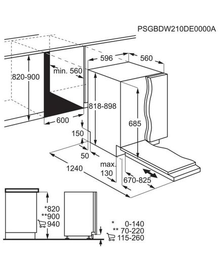 ВСТРАИВАЕМЫЕ ПОСУДОМОЕЧНЫЕ МАШИНЫ AEG FSE94848P 60CM BСТРАИВАЕМАЯ!