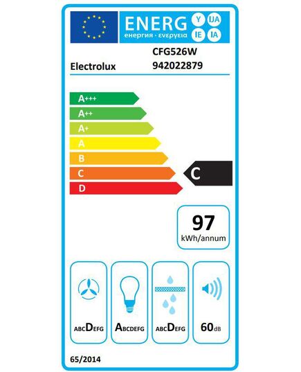 IEBŪVĒJAMIE TVAIKA NOSŪCĒJI ELECTROLUX CFG526W IEBŪVĒJAMS!
