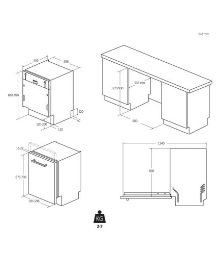 IEBŪVĒJAMĀS TRAUKU MAZGĀJAMĀS MAŠĪNAS CANDY CI3E53E0W 60CM IEBŪVĒJAMA!