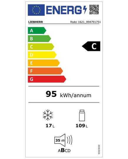 LEDUSSKAPJI LIEBHERR RSDCI1621 85CM