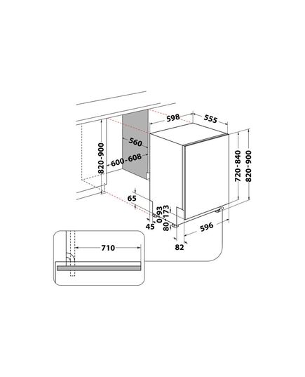 ВСТРАИВАЕМЫЕ ПОСУДОМОЕЧНЫЕ МАШИНЫ WHIRLPOOL WH7IA15AM3TUS0 60CM BСТРАИВАЕМАЯ!