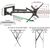 КРОНШТЕЙНЫ ДЛЯ ТЕЛЕВИЗОРА BARKAN BM464XL 13-80" LYGIAM/LENKTAM TV, 4 LANKSTŲ, SIENINIS, JUODAS, LABAI ILGAS